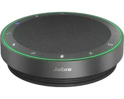 Jabra Speak2 75 MS – Draagbare Speakerphone – Bluetooth, USB-A & USB-C – Conferentiespeaker met 4 Microfoons – Geschikt voor Microsoft Teams – Donkergrijs