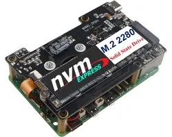 PCIe naar M.2 Key-M NVMe SSD PoE HAT Adapter voor Raspberry Pi 5 - Ondersteuning voor M.2 NVMe SSD 2230/2242/2280 met Koelventilator
