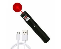 Professionele Laserpen | USB | Oplaadbaar - Rood - Laserlampje - Laserpointer Kat - Laser - USB Rechargeable - CE Certificaat - Laser-pointer Lange Afstand, Laser-pointer Pen, TV Led Lcd - AA Batterijen - Batterijen inbegrepen