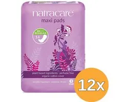 12x Natracare Maandverband normaal (14 stuks)