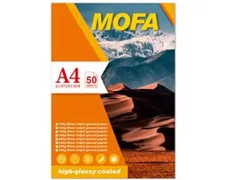 Mofa high-glossy coated, kleur inkjet gecoat papier, A4, 50 sheets 180g/m²