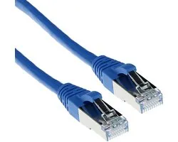 Câble réseau ACT FB7602 2 m Cat6a S / FTP (S-STP) Bleu