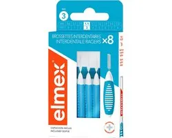 Écouvillons interdentaires Elmex 1,1 mm Bleu taille ISO 3 8 pièces