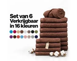 Miss Towels - Serviette d'hôtel - Chocolat - 70x140 - 8+4 Bundle