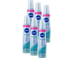 NIVEA Volume Care Styling Mousse - Haarmousse - Bevat Hydraterende Vitamine B3 - Haarverzorging - Voordeelverpakking -6 x 150 ml