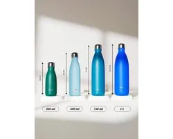 Qwetch Thermosfles - Originals Granite Blauw