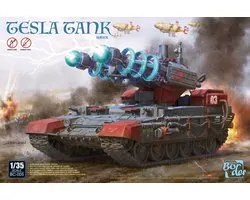Border Model Modelbouwpakket Militaire voertuigen - BC005 Tesla Tank - Red Alert 2 - Science Fiction - Tank Plastic - 1:35 - Modelbouw