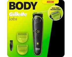 Gillette Labs i3 Body + Intimate Trimmer pour Hommes - Technologie SkinFirst - Étanche