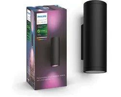 Philips Hue Wit&Color Dimbare Appear Muurlamp Set + App voor Buiten