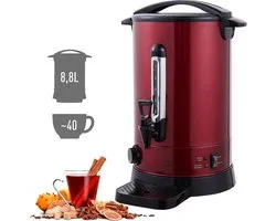 AREBOS Bouilloire 8,8 L Glühwein Bouilloire Thee Café Distributeur Water Hot 950W