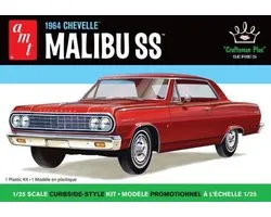 AMT Modelbouwpakket Auto - 1426 1964 Chevrolet Chevelle Malibu SS - Craftsman Plus Series - Amerikaanse Auto Plastic - 1:25 - Modelbouw