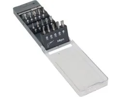 16 Delige Bitset in Opbergbox – PH, PZ, SL, TX Bits + Magnetische Bithouder – TOOLTECH