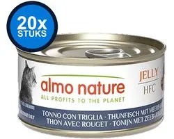 20x Almo Nature HFC cat blik jelly tonijn&zeebarbeel 70gr