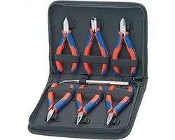 Knipex 00 20 16 Elektronicatangenset in Etui - 7-delig