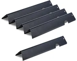 VEVOR 5 Flavorizer Bars Vlamverdeler (Geëmailleerd Staal) voor Weber Genesis II 310, 315, 335, 340, E/S 325s, ES/SX 325s, E/S 335, EX/SX/EPX-335 Grills, Zwart