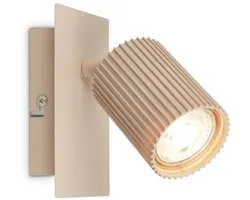 BRILONER Ida - Spot apparent - applique murale - douille GU10 - lampe de lecture - spot - pour chambre à coucher - 13x8x9 cm