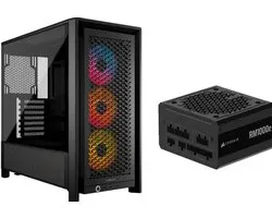 Corsair Case Combo 1 - Corsair Frame 4000D RS ARGB + RM1000e 2025 1000 Watt - bundel