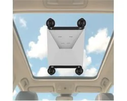 Zuignap Houder voor Starlink Mini van MMOBIEL – Aluminium & Metaalconstructie – Sterke Zuigkracht voor Stabiele Ontvangst – Compact & Eenvoudig te Installeren voor Auto, Boot, Ramen, Zonnedaken