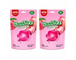 Amos Peelerz Gummy Peach 2 Stuks