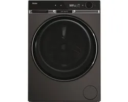 Haier HW100-BD14397PGUS – De stilste wasmachine op de markt – 10 kg – Energieklasse A – Stoomfunctie – Automatische dosering – Direct Motion-motor – Antibacteriële behandeling (ABT) – 16 programma’s – Antraciet – 10 jaar garantie op onderdelen