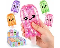Squishies - Suikergel Ijsje 14 cm - Grote Kawaii Fidget Stressbal