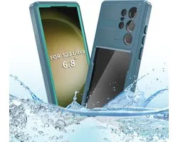 BDIG Galaxy S23 Plus Case Waterproof 360° Full Body Protection with Built-in Screen Protector Outdoor TPU Transparent - ShopVlot