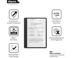 dipos – 2x Matte Beschermfolie geschikt voor TCL Note A1 NXTPaper | Krasbestendige & antireflecterende Screenprotector Ultra-Thin