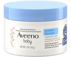 Aveeno, Bébé, Baume de Nuit, Sans Parfum, (28g)