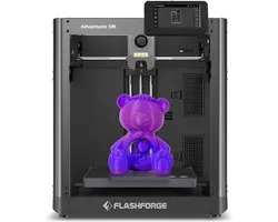 Flashforge Adventurer 5M High Speed 3D Printer 600mm/s Touchscreen – Kindvriendelijk - Quick-Detach Nozzle - 220×220×220 mm - WiFi - Smart App