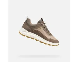 GEOX SPHERICA 4X4 ABX DAMES Sneakers - BEIGE/BRUIN - Maat 40