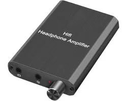 NÖRDIC SGM-186 Draagbare Hifi hoofdtelefoonversterker - AUX 3.5mm versterker - 16-300Ohm - Geschikt voor telefoons, MP3, MP4 en mediaspelers - Zwart