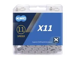 11-speed ketting KMC X11 118 schakels - grijs