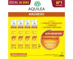 Aquilea Magnesium 56 bruistabletten|Aquilea Magnesium 56 effervescent tablets|Aquilée Magnésium 56 tablettes effervescentes