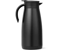 Bouteille isotherme 1,5 litre - Café & Thee - Zwart - Hanamura