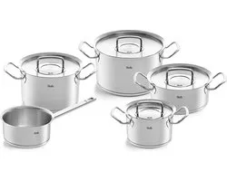 Fissler Original Profi Collection - 5 Delig - Steelpan - RVS deksels