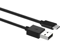 ACT USB 3.2 Gen1 laad- en datakabel A male - C male 1 meter, nylon