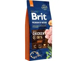 Brit Premium by Nature hondenvoer Sport 15 kg - Hond
