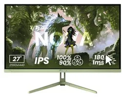 Moniteur d'ordinateur Arozzi Nova 27″ 68,6 cm (27") 2560 x 1440 Pixels Quad HD LED Vert