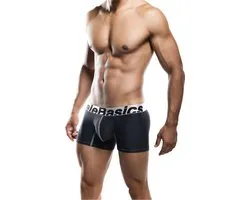 Male Basics - MaleBasics Microfiber Boxer - Mens Lingerie Bottom Zwart XL