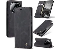 CaseMe Case - Convient pour Xiaomi Redmi Note 14 Pro 5G / Pro+ / Poco X7 Case - CaseMe Book Case - Zwart