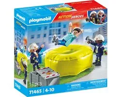 PLAYMOBIL Action Heroes Brandweerlieden met luchtkussens - 71465