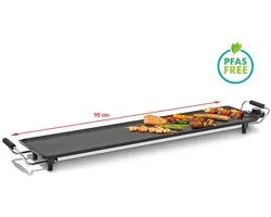 FRITEL Teppanyaki TY 1897 - Bakplaat XXL / Japanse Grill - Antiaanbak - 4 tot 8 Personen - 90cm - PFAS-vrij