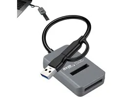 M.2 NVMe to USB Adapter, USB-C-M.2-NVMe SSD Reader, USB 3.2 Gen 2 x 1, 10Gbps with UASP Trim, 8TB Capacity, Tool-Free - ShopVlot