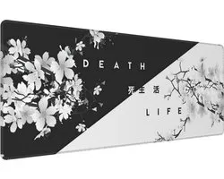 [Tapis de souris][Gaming ] - [ Tapis de souris Gaming ] - [Mort/ Life] - [Zwart/ Wit]