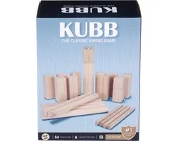 Kubb spel van dennenhout – compleet buitenspel voor jong en oud-Engelhart