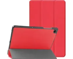 imoshion Étui Tablette - Convient pour Samsung Galaxy Tab A9 Plus / Galaxy Tab A11 Plus - Trifold Bookcase - Rouge