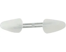 vidaXL - Schoenspanners - 5 - paar - EU - 38-44 - kunststof - wit