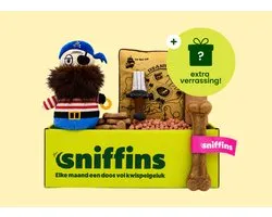 Sniffins - Sniffins Box Sniffbeard's Treasure Hunt - Hondenbox - Hondenspeelgoed - Hondenspeeltjes