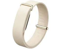 Strap-it Siliconen Plain bandje geschikt voor Fitbit Air - Beige