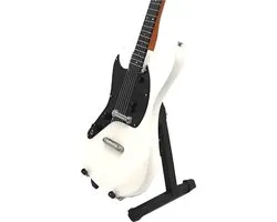 Miniatuur replica Fender Mustang Left handed gitaar - Kurt Cobain - Nirvana